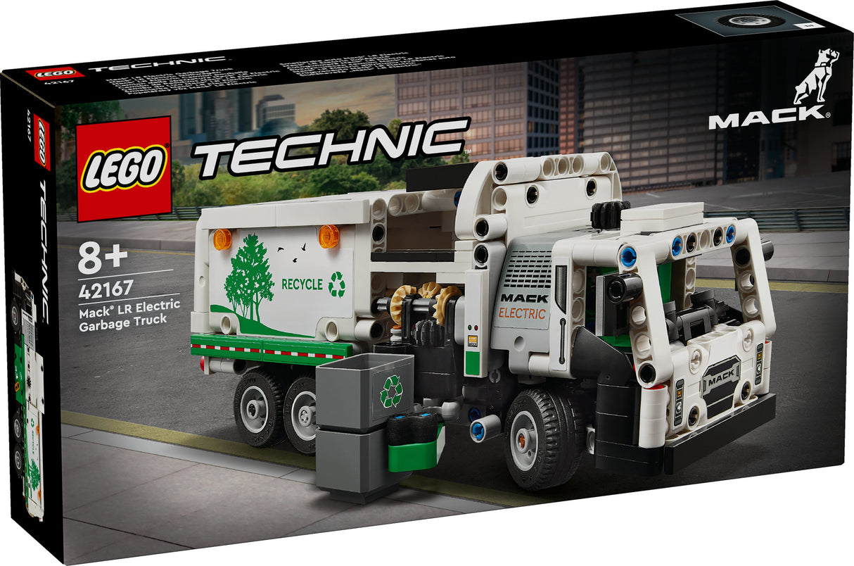 LEGO 42167 Technic Mack LR Elektrisk Dumper, Byggleksaksväska
