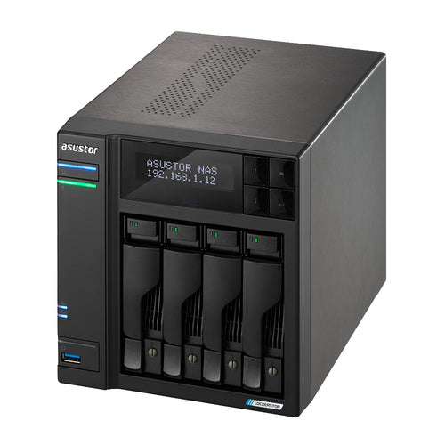 Asustor LOCKERSTOR 4 Gen2+ – set skråt forfra (vinkel 3)