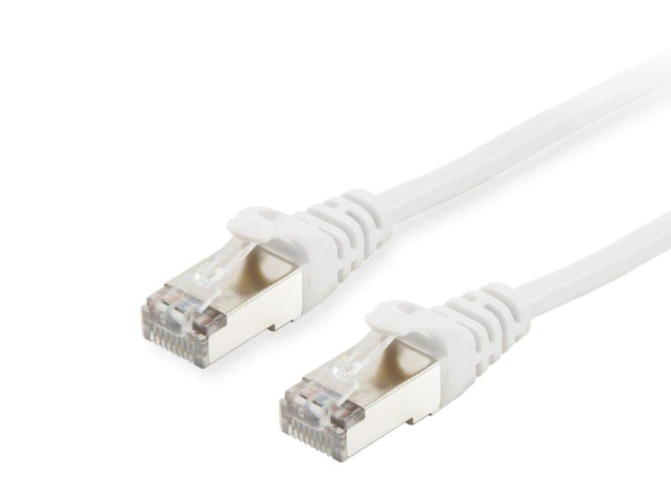 Equip Patchkabel Cat6 S/FTP 2xRJ45 50.00m weiß LSZH Polybeutel Equip