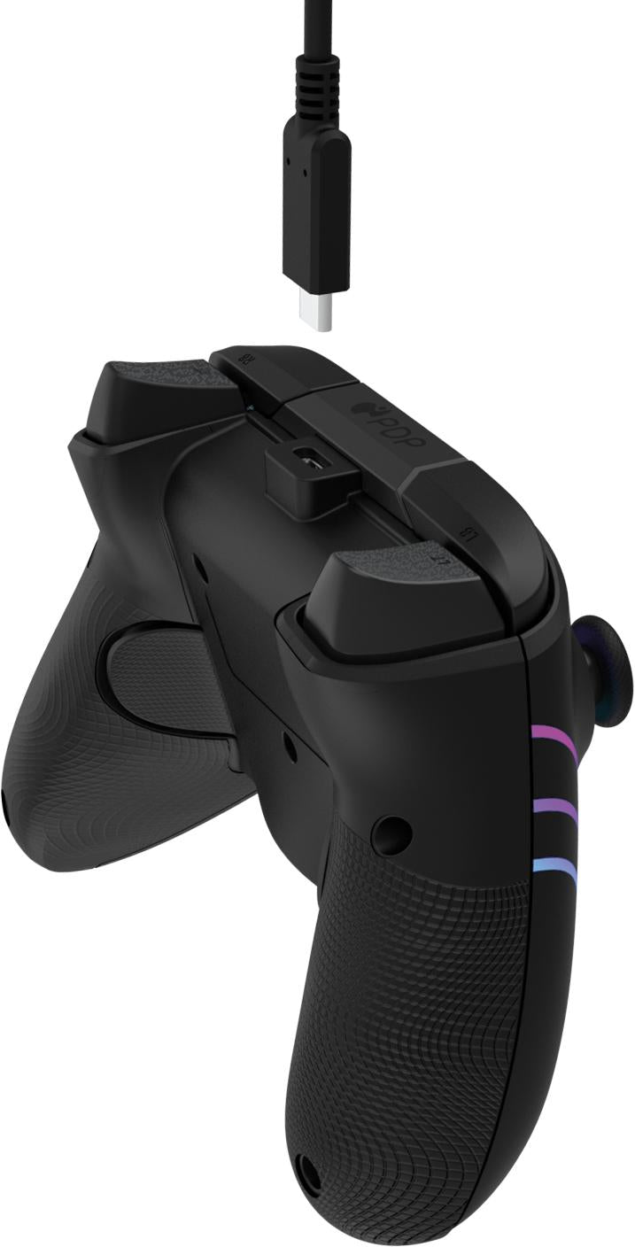 PDP Afterglow Wave Cabled Controller - Svart