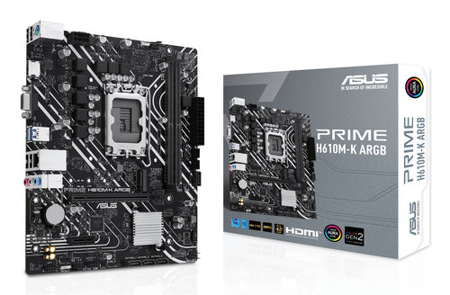 ASUS PRIME H610M-K ARGB – LGA1700 bundkort