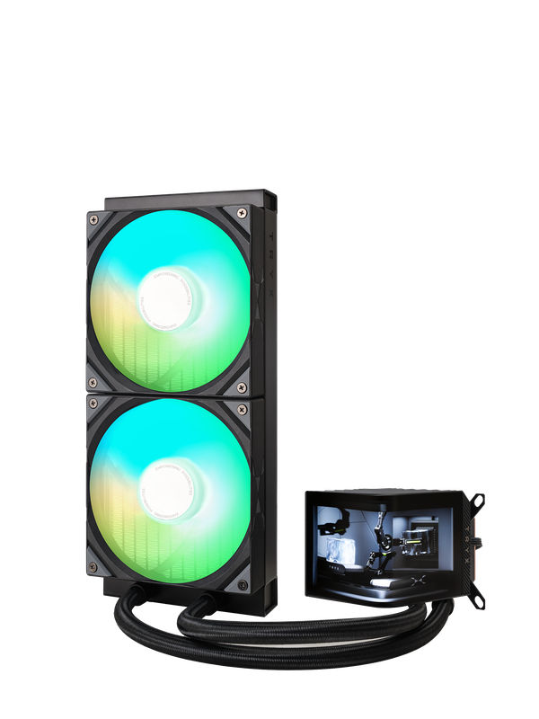 TRYX PANORAMA 280mm AIO Liquid Cooler ARGB Svart