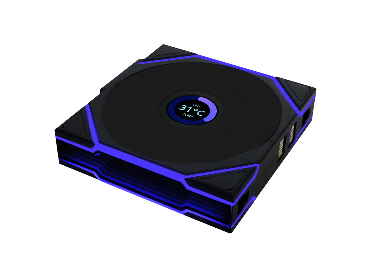 Lian Li UNI FAN TL Trådlös LCD, Svart - 120