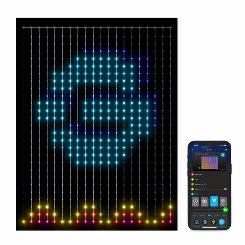 Govee Curtain Lights – RGBIC-lysgardin med 520 LED – detalje eller anvendelse 1