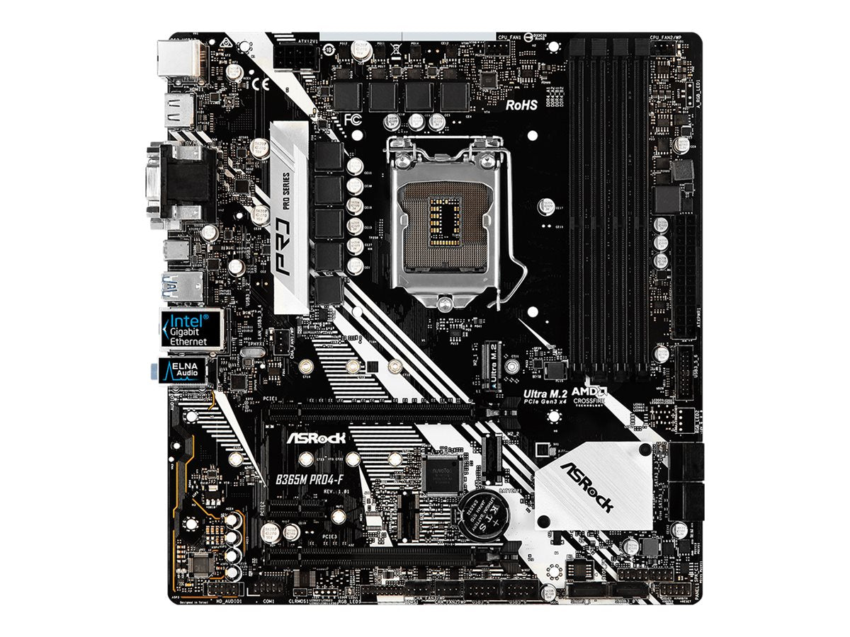 ASRock B365M Pro4-F Micro-ATX LGA1151 Intel B365