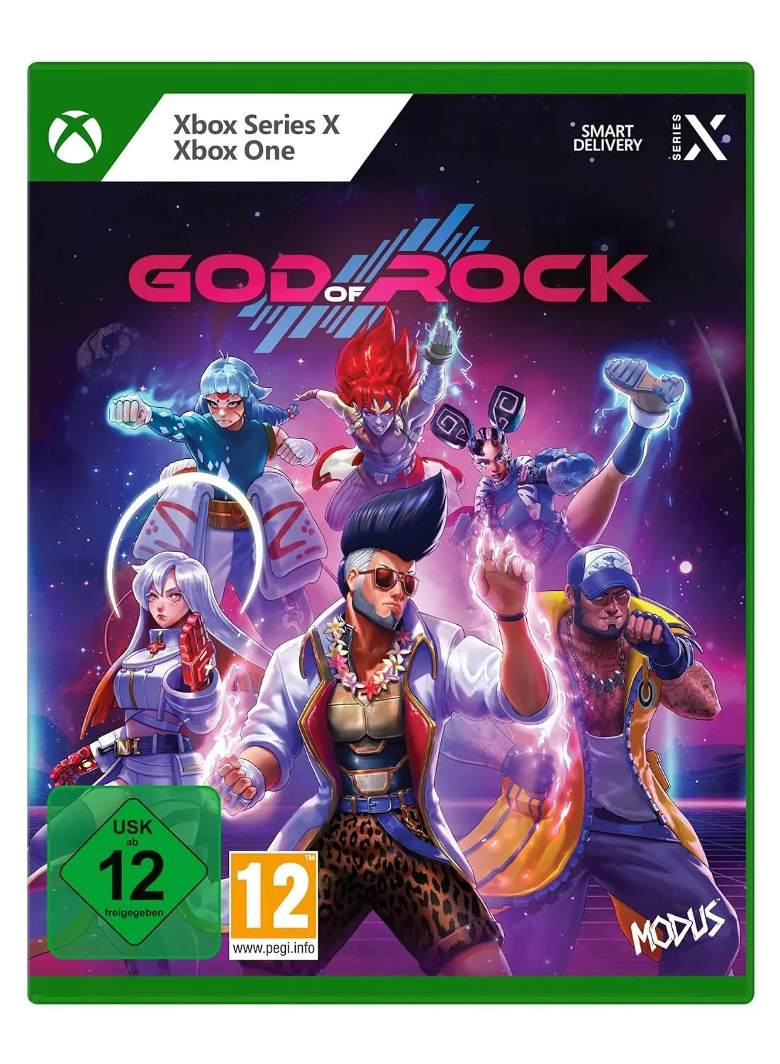 God of Rock – tysk import – Xbox One / Xbox Series X – forside