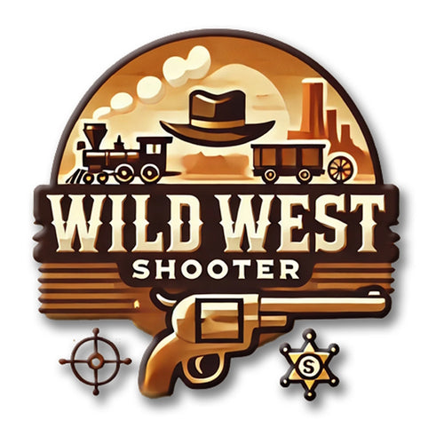 Wild West Shooter Game -Twin Wild West Shooter Revolvers Bundle (CIB)