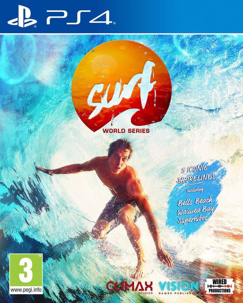 Surf World Series – PlayStation 4 – spilomslag