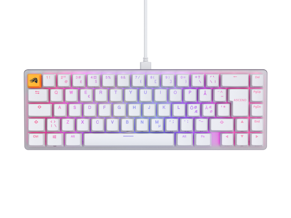 Glorious GMMK 2 Compact 65% - Fox Switch, NO-Layout - Vit