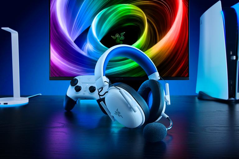 Razer - Blackshark V3 X Hyperspeed for Playstation - White Razer