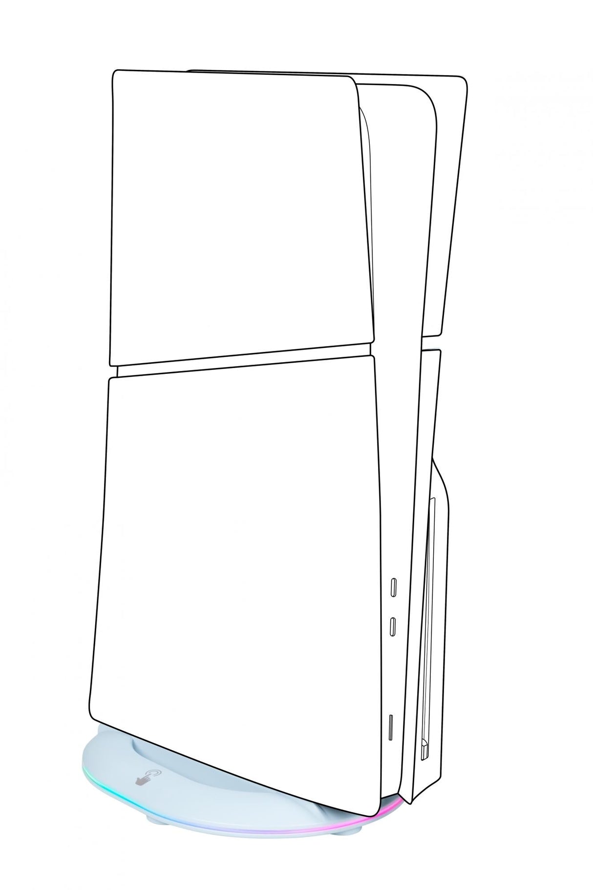 Nacon Vertical Hub Station RGB White PS5 Slim