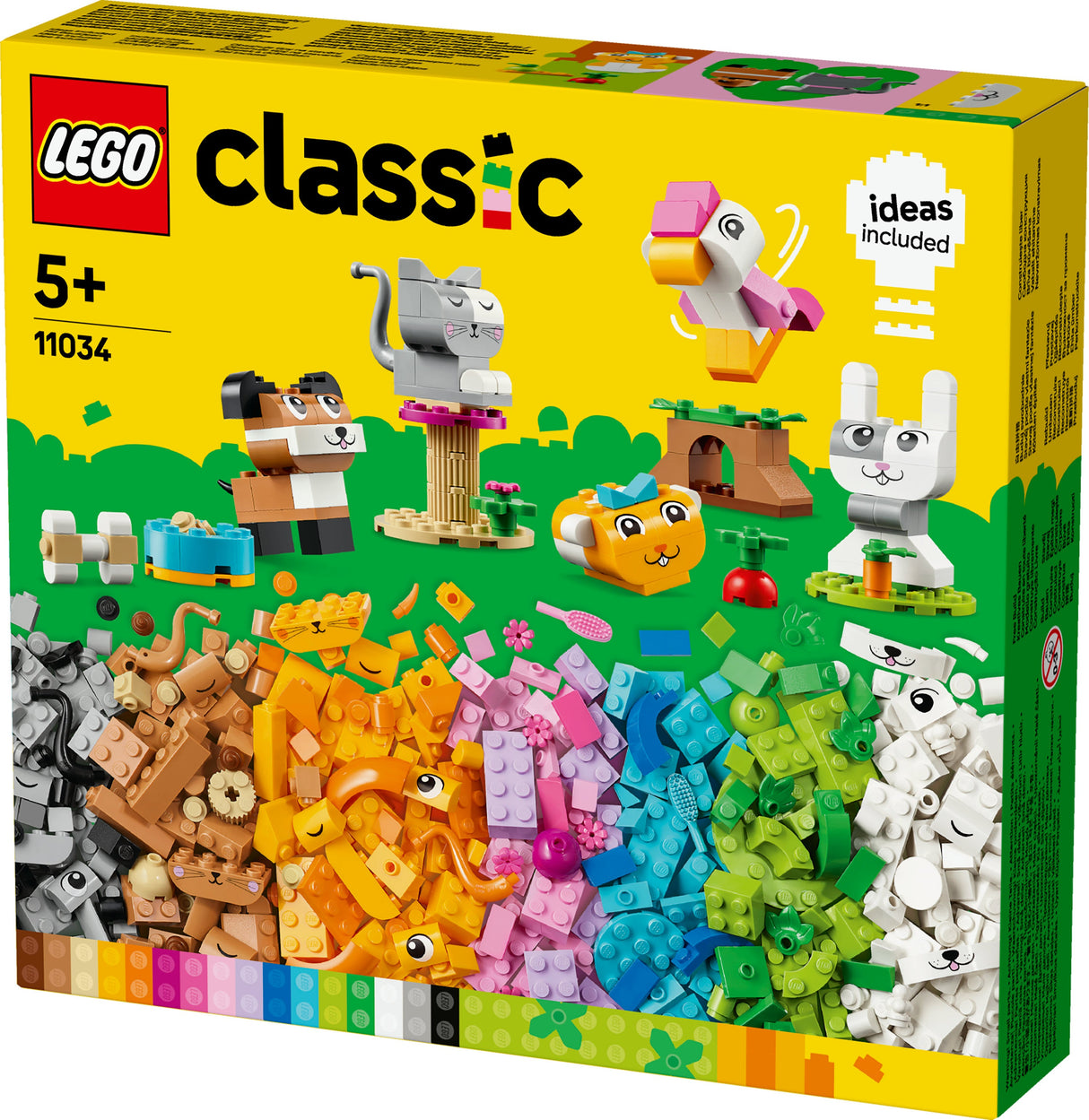 LEGO 11034 Klassisk Byggleksak För Kreativa Djur