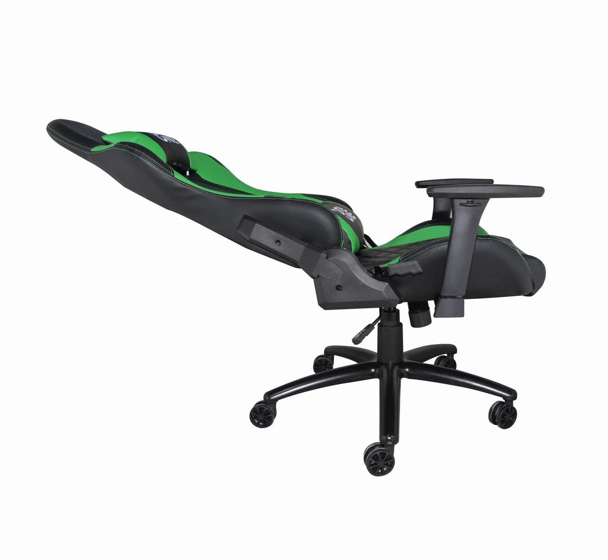 Don One - GC300 Gamer Stol Svart/Grön - PU Läder - Upp Till 120 KG