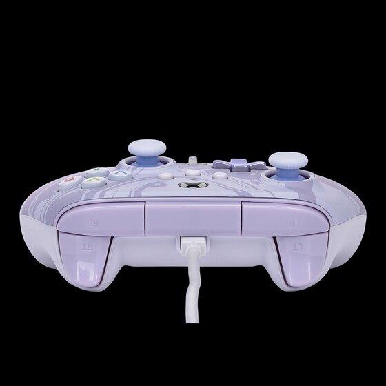 PowerA Enhanced Cabled Controller - Xbox Series X/S - Lavender Swirl