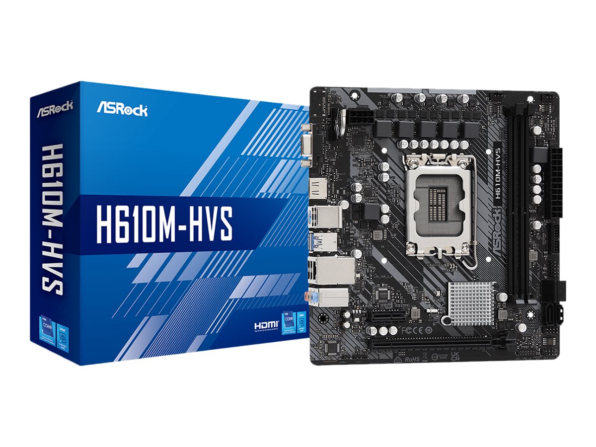 ASRock H610M-HVS Micro-ATX LGA1700 Intel H610