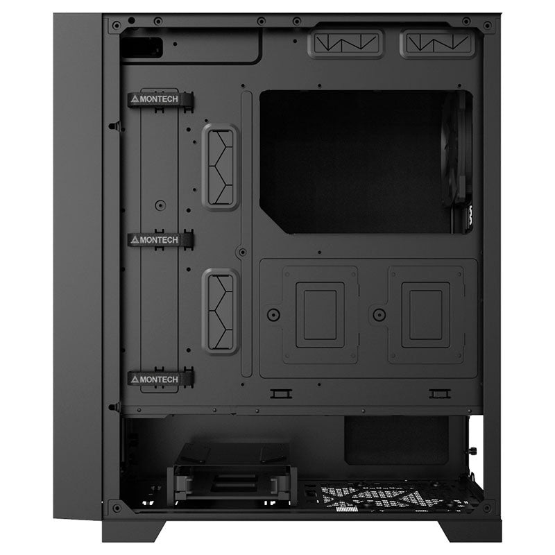 Montech Air 1000 Silent - Midi Tower - Ljuddämpande Paneler - 3x 120mm Fläkt