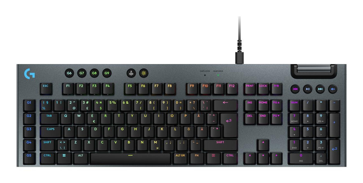 Logitech - G915 X Low-Profile Wired Gaming Keyboard