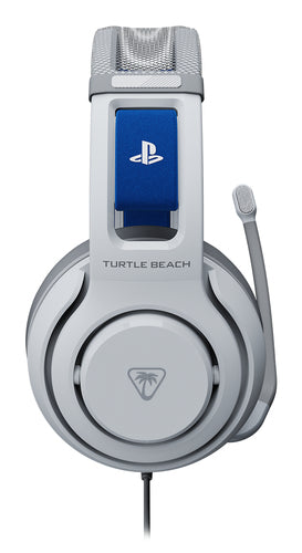 Turtle Beach Atlas 200 – PlayStation-headset – Hvid – ørekop med mikrofon slået op