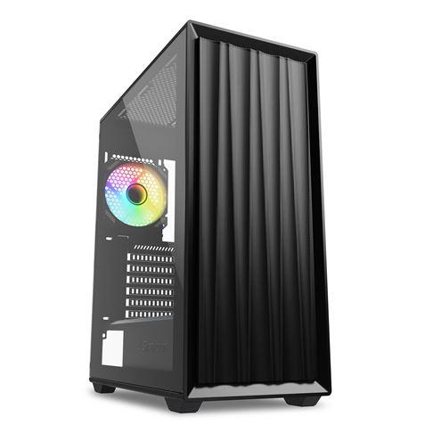 Sharkoon VK3 RGB Black Tempered Glass 4x 120mm Fans ARGB PWM 360mm Radiator Support ATX Gaming PC Case Sharkoon