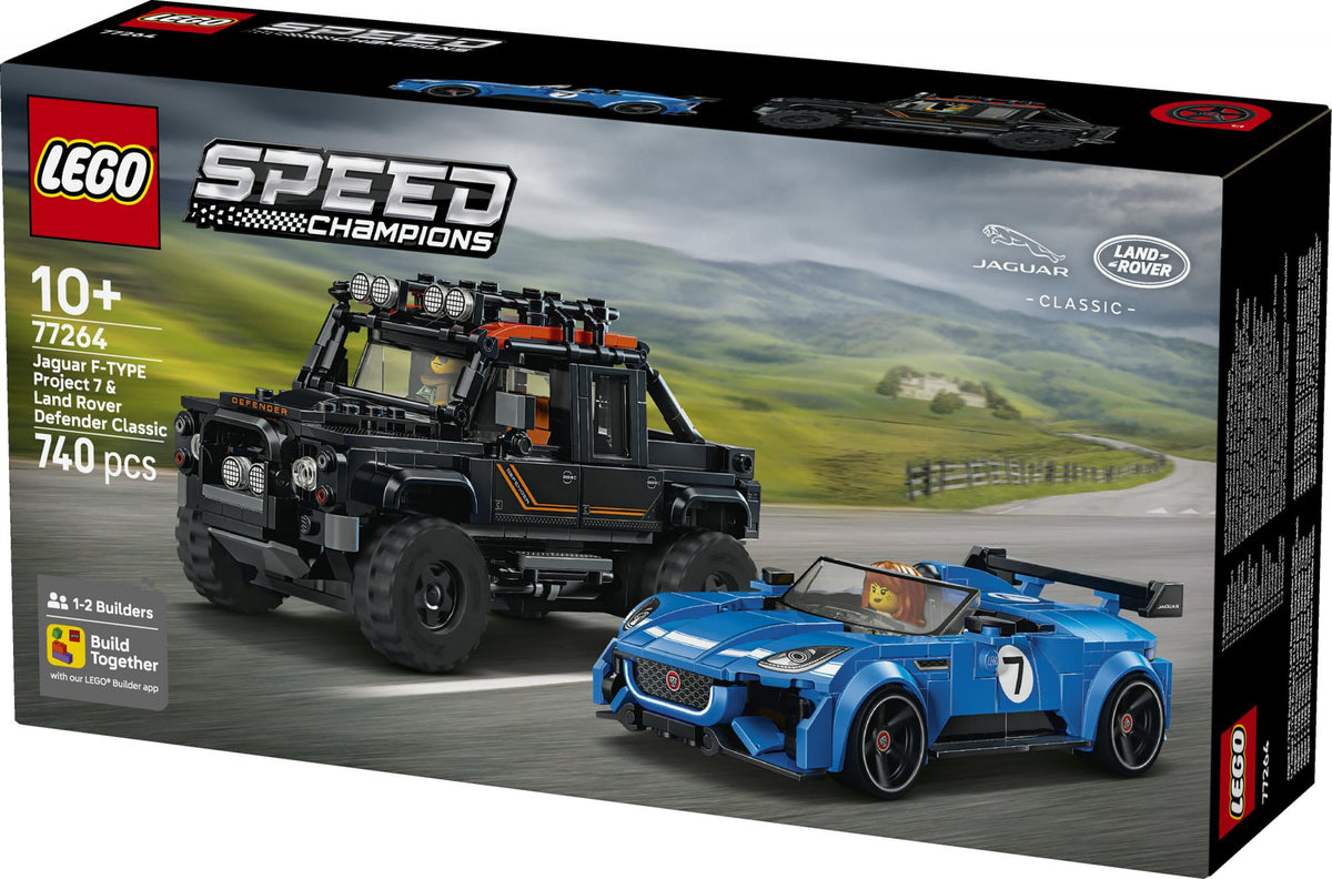 LEGO - Speed Champions - Jaguar Project 7 & Land Rover Defender (77264) LEGO