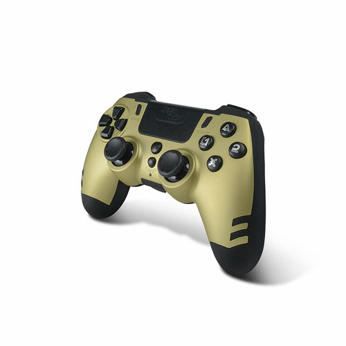 Steelplay MetalTech – trådløs controller i guld til PS4 og PC – produkt med USB-modtager