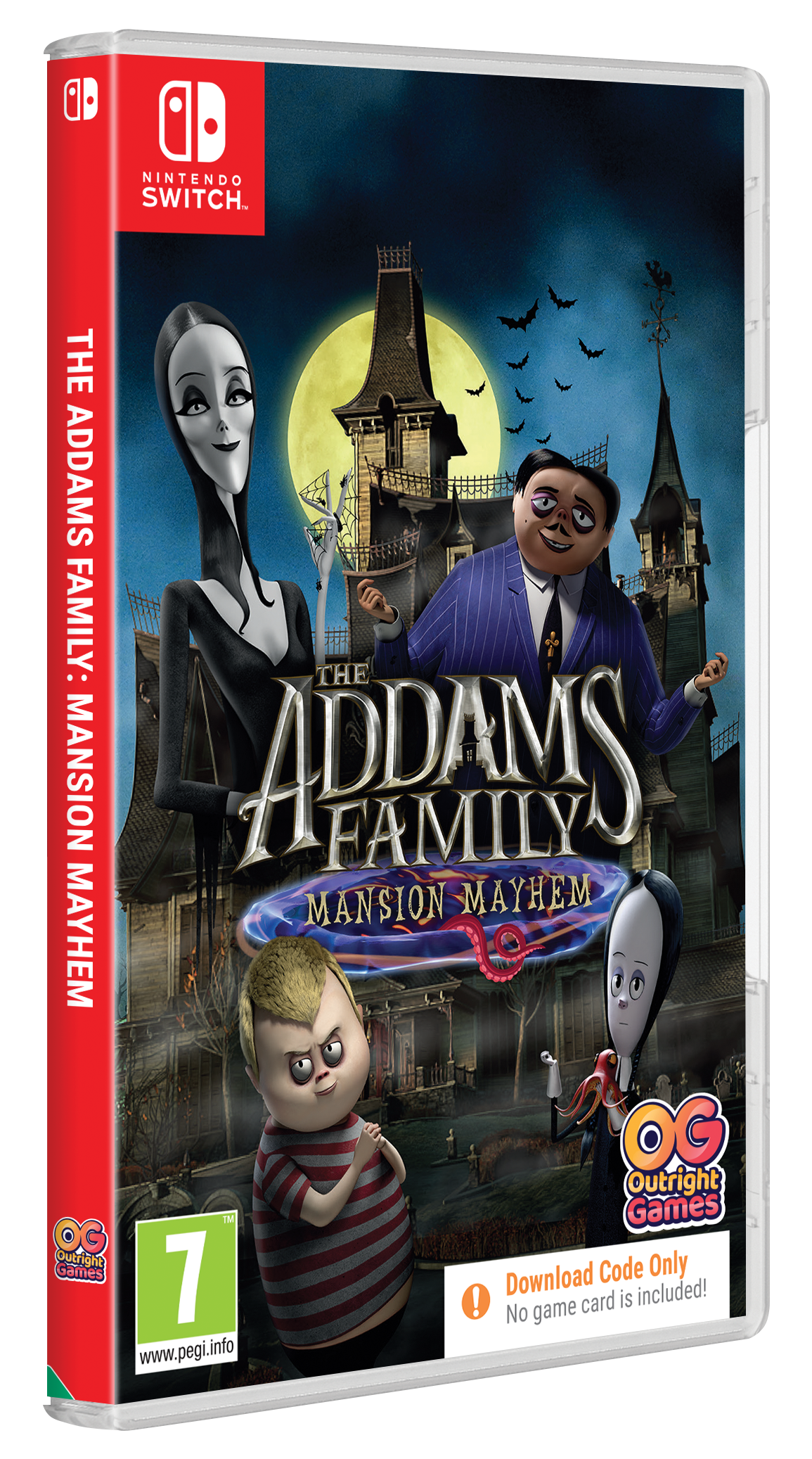 The Addams’s Family: Mansion Mayhem – downloadkode – Nintendo Switch – produktmotiv