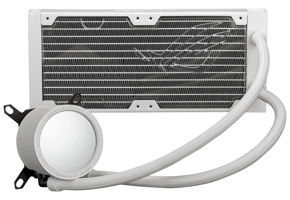 ASUS ROG RYUO III 240 ARGB WHITE Ed 240mm All-In-One CPU Liquid Cooler with Anime Matrix LED Display ASUS