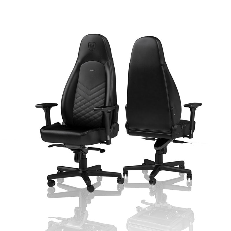 noblechairs ICON Svart/Svart