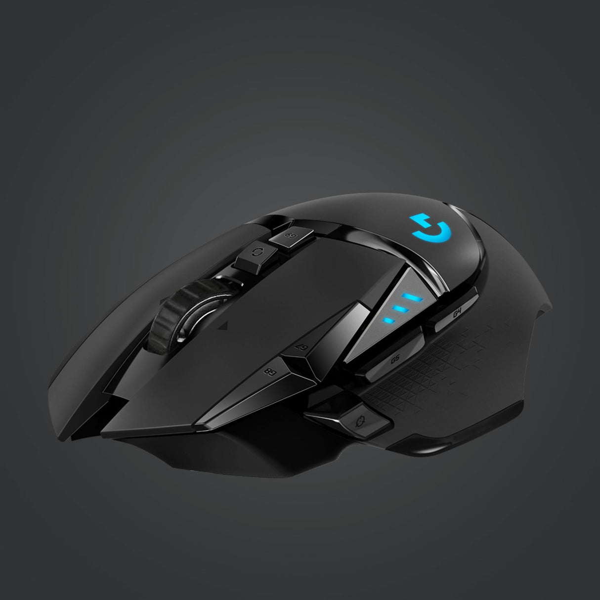 Logitech G502 Lightspeed Wireless - Spelmus - Svart