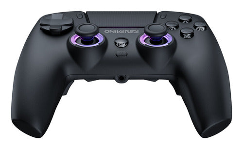 Oniverse Starion – trådløs PS5-controller i Obsidian Black – set ovenfra