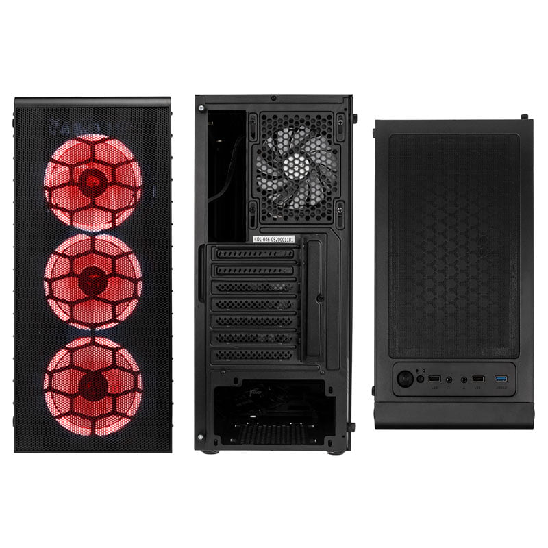 Kolink Observatory Lite Mesh RGB Midi-Tower - Svart