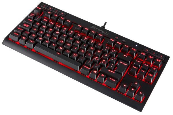 Corsair Gaming K63 Kompakt Mekaniskt Tangentbord, Bakgrundsbelyst Röd LED Cherry MX Röd