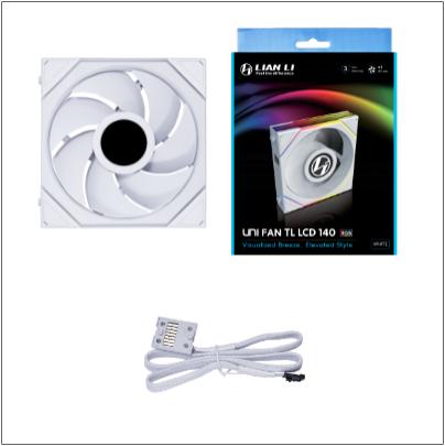 Lian Li UNI FAN TL-LCD Wireless 140 White (1pc) Lian Li