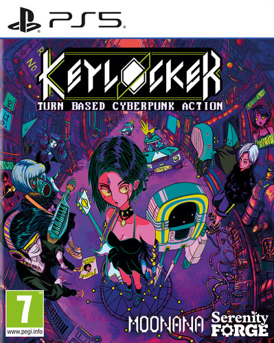 Keylocker - Turn Based Cyberpunk Action – PlayStation 5 – spilcover