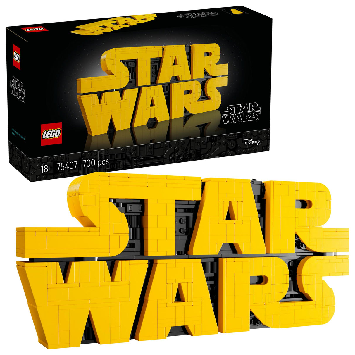 LEGO 75407 Star Wars Logo made of LEGO bricks LEGO