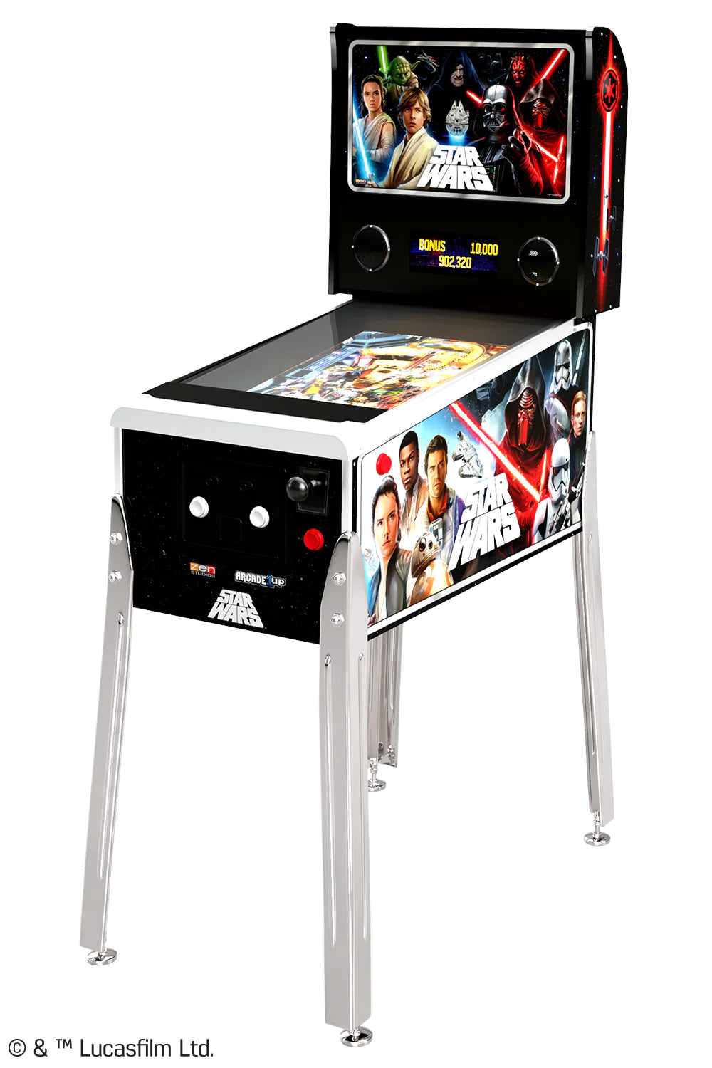 ARCADE 1 Up Star Wars Pinball Machine