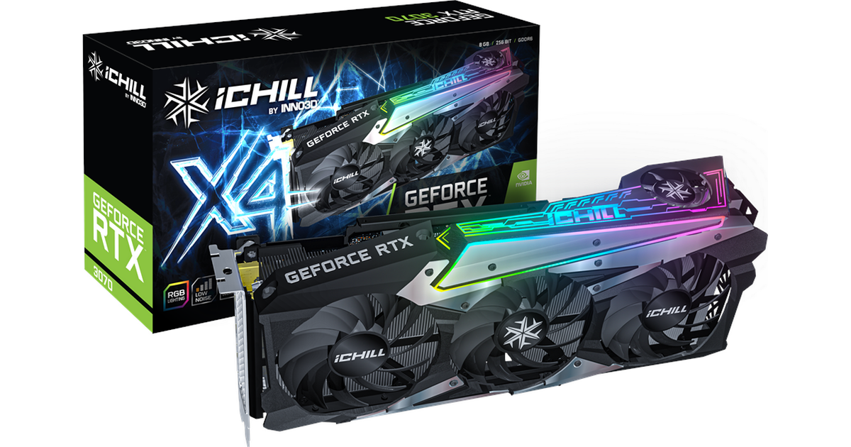 Inno3D GeForce RTX 3070 iCHILL X4 LHR GDDR6 grafikkort