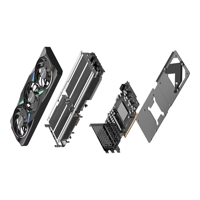 GK PNY GeForce RTX5070Ti 16GB ARGB Overclocked Tri PNY