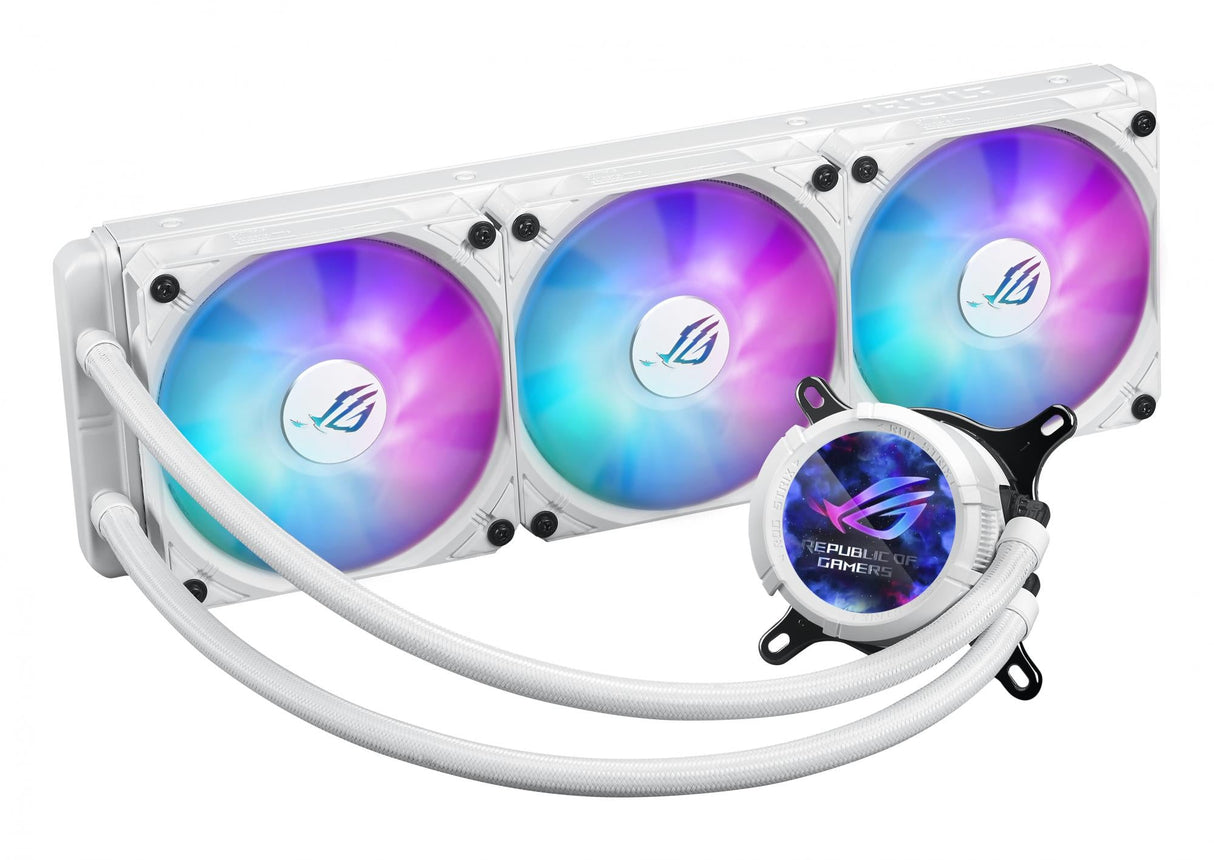 ASUS ROG STRIX LC III 360 ARGB LCD WHITE EDITION AiO Liquid Cooler ASUS