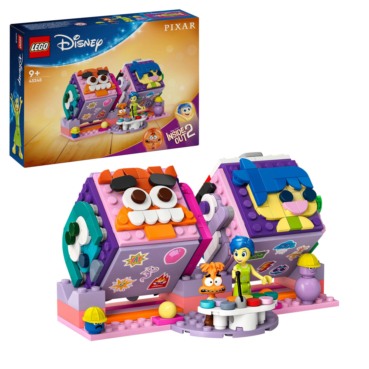 LEGO 43248 Disney Pixar Inside Out 2 Mood Cubes, Byggleksak