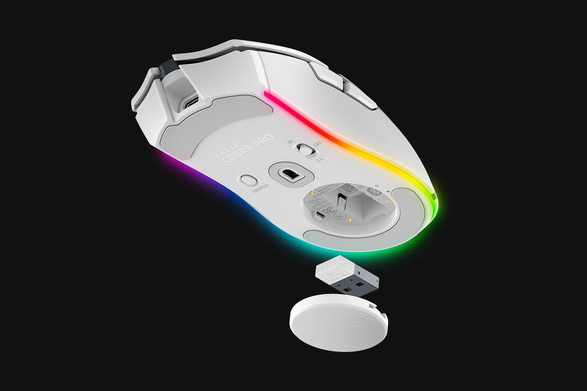 Razer - Cobra Pro - White - Wireless Gaming Mouse Razer