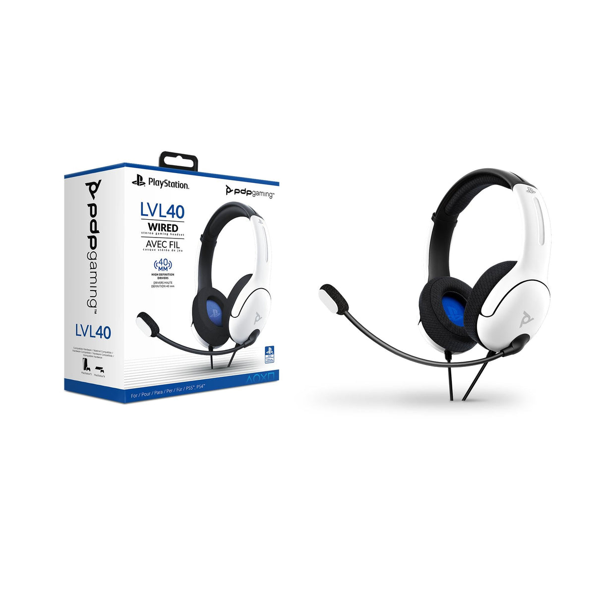 Airlite Wired Headset - Vit