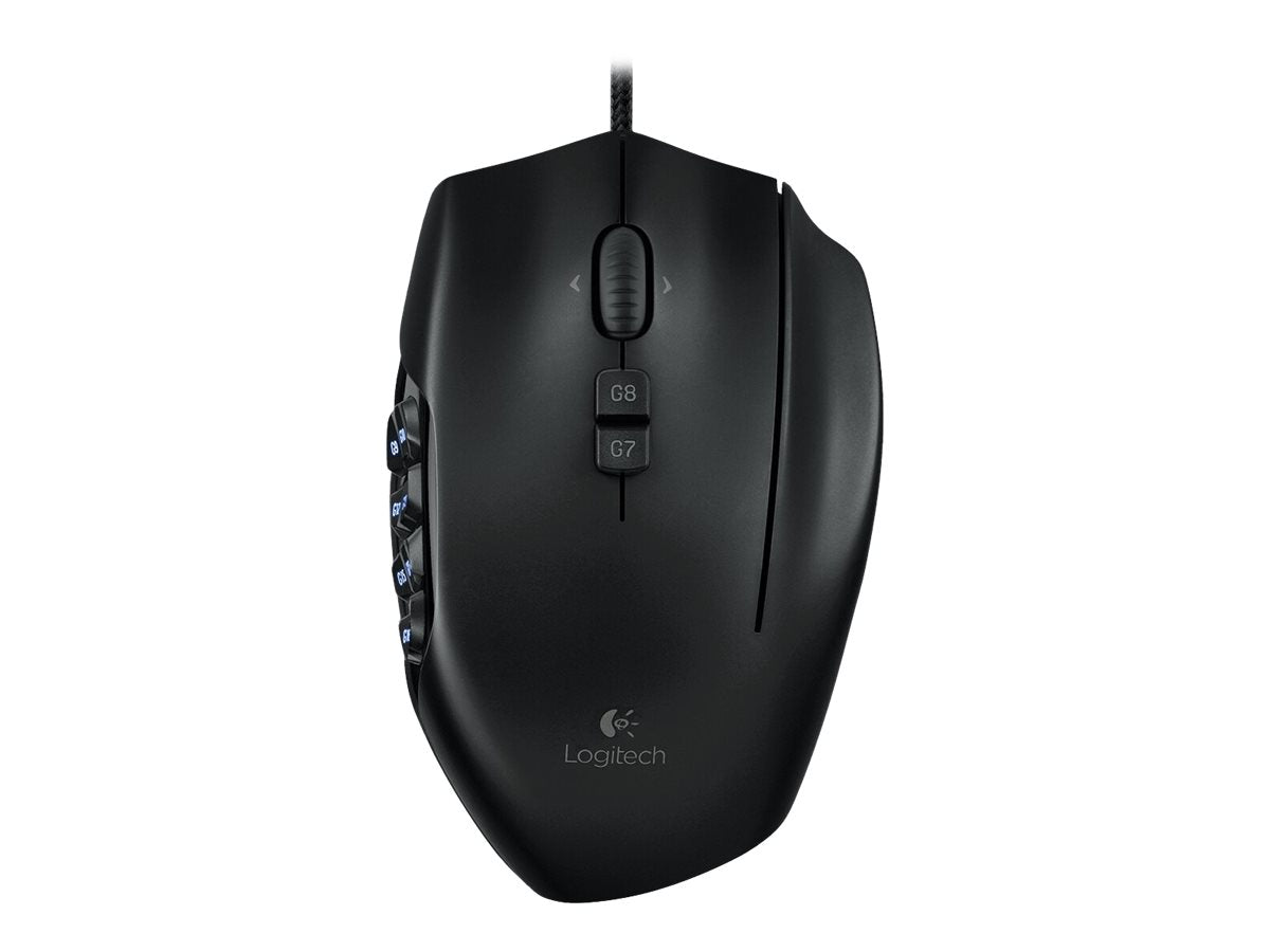Logitech Gaming Mouse G600 MMO Laserkabel Svart