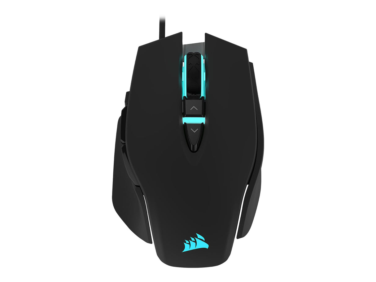 CORSAIR Gaming M65 RGB ELITE Optisk Kabel Svart
