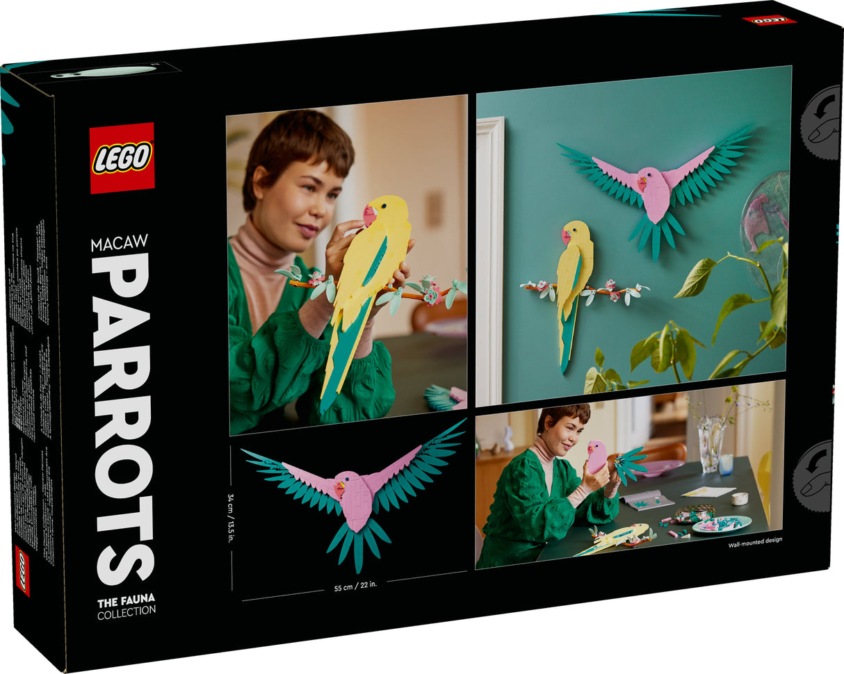 LEGO ART - The Fauna Collection - Ara Papegoja (31211)