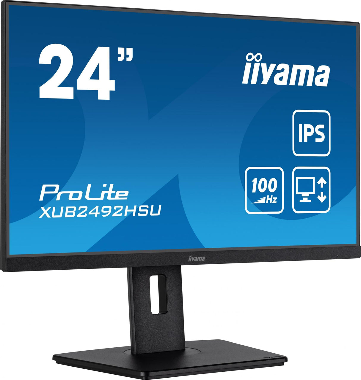 Iiyama ProLite XUB2492HSU-B6 24 1920 X 1080 (Full HD) HDMI DisplayPort 100Hz Pivot Monitor