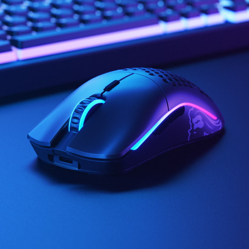 Glorious Model O Minus Wireless - Mattsvart