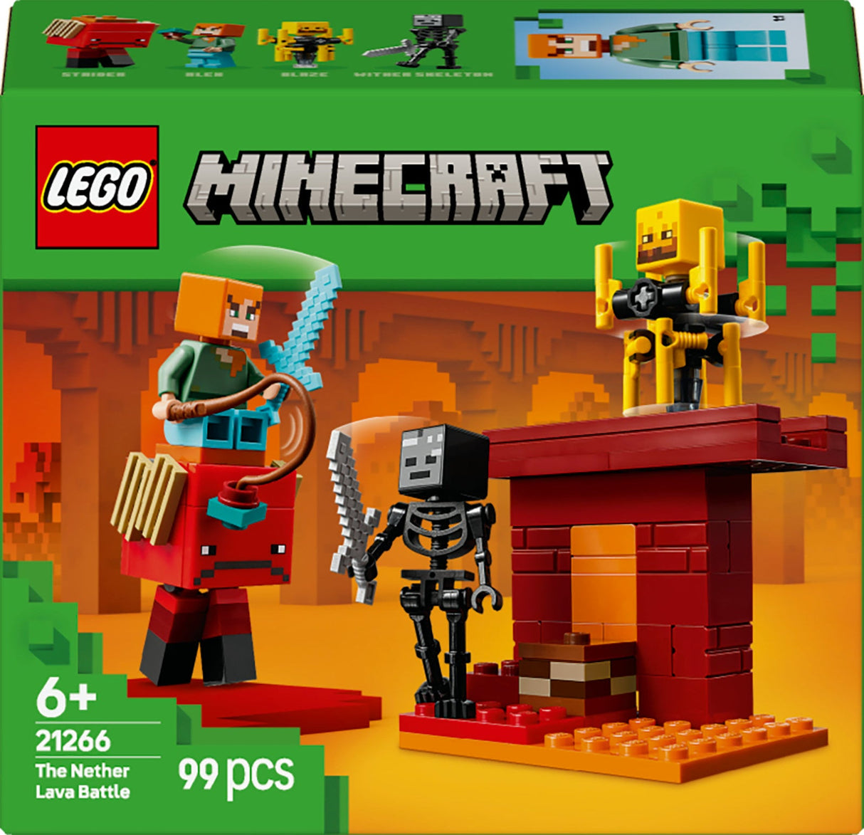 LEGO 21266 Minecraft Lavaduellen I Nederländerna