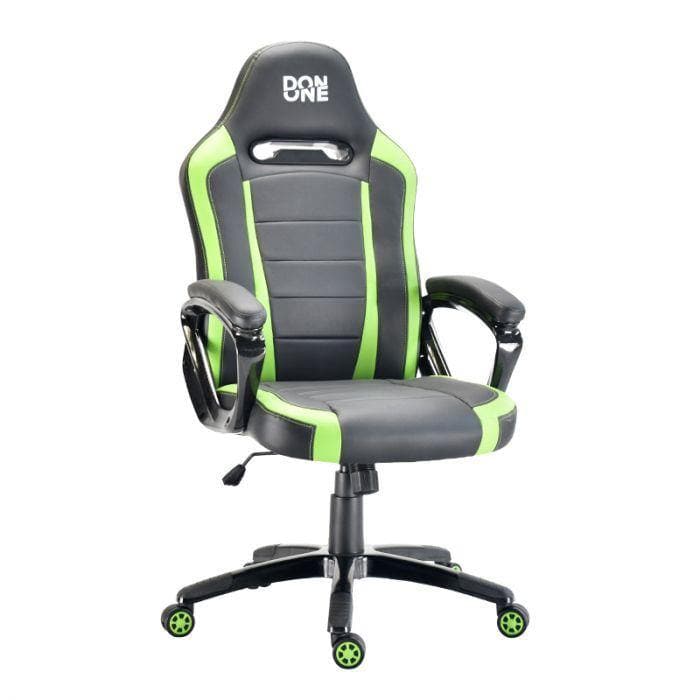 DON ONE - Belmonte Gamer Chair Green - PU-läder - Upp Till 150 KG