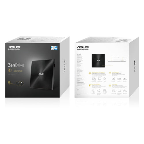 ASUS ZenDrive U9M SDRW-08U9M-U DVD-brænder Ekstern ASUSTeK COMPUTER
